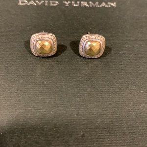 David Yurman 18k gold earrings
